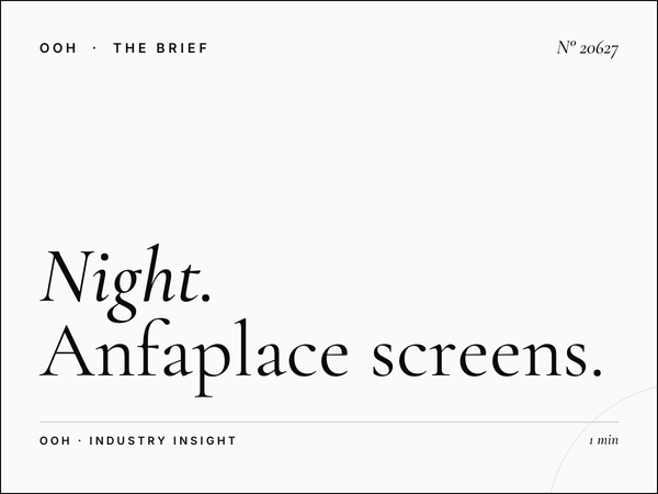 Night Coastal Mall Digital: Anfaplace Screens After-Dark