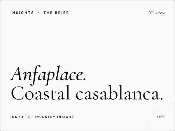 Anfaplace Corniche Location: Coastal Casablanca Premium
