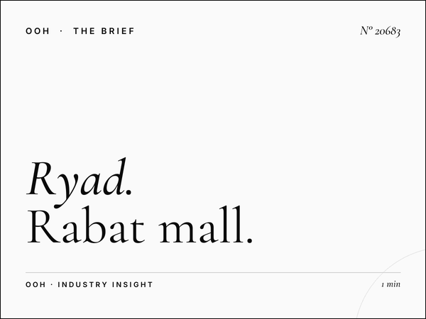 Ryad Square Mall Screens Impact: Rabat Mall Visibility