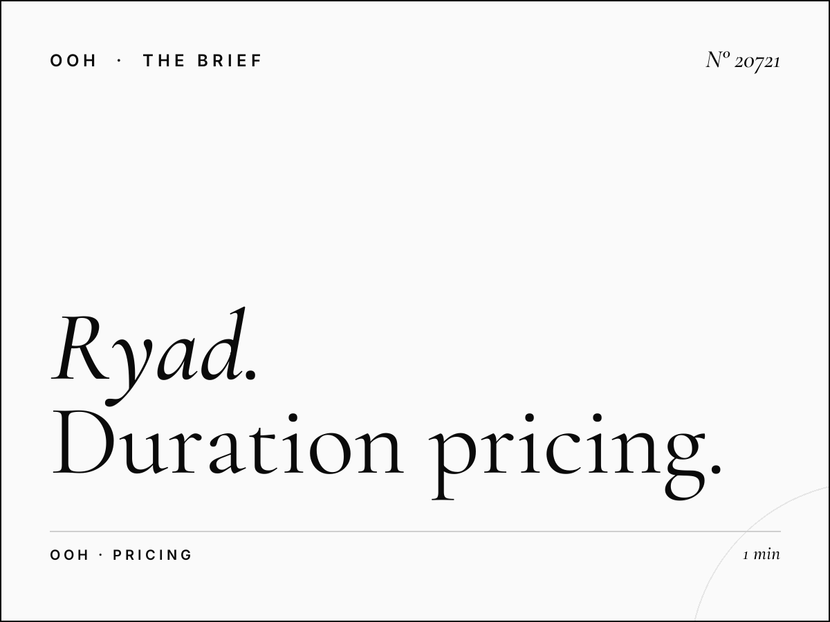 Ryad Square Mall Screens Monthly Rates: Duration Pricing