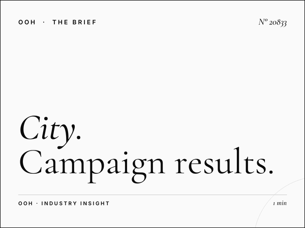 City Center Tunisian Mall Effectiveness: Campaign Results