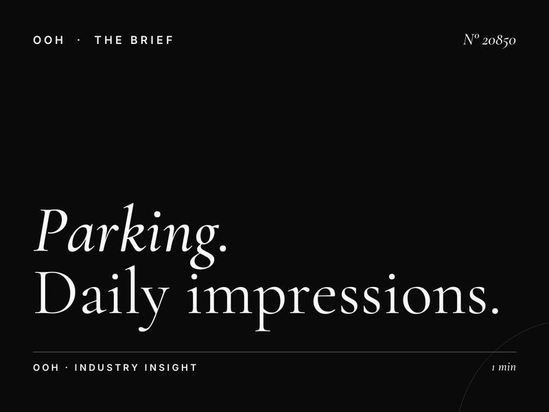 Parking City Center 2 Static Unipole Reach: Daily Impressions