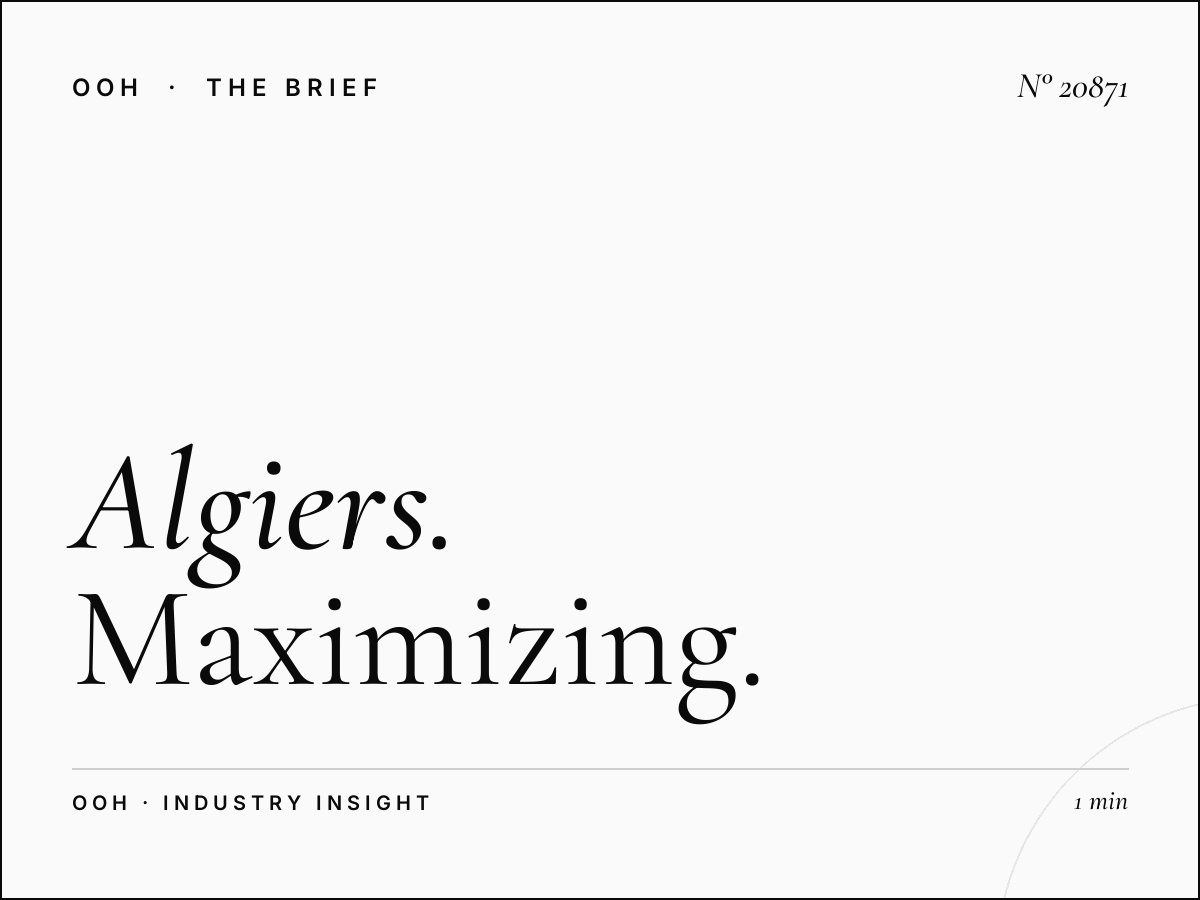 Algiers Mall Creative: Maximizing Your City Center Tunisian Readability