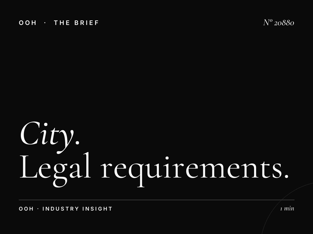 City Center 2 Unipole Compliance: Legal Requirements