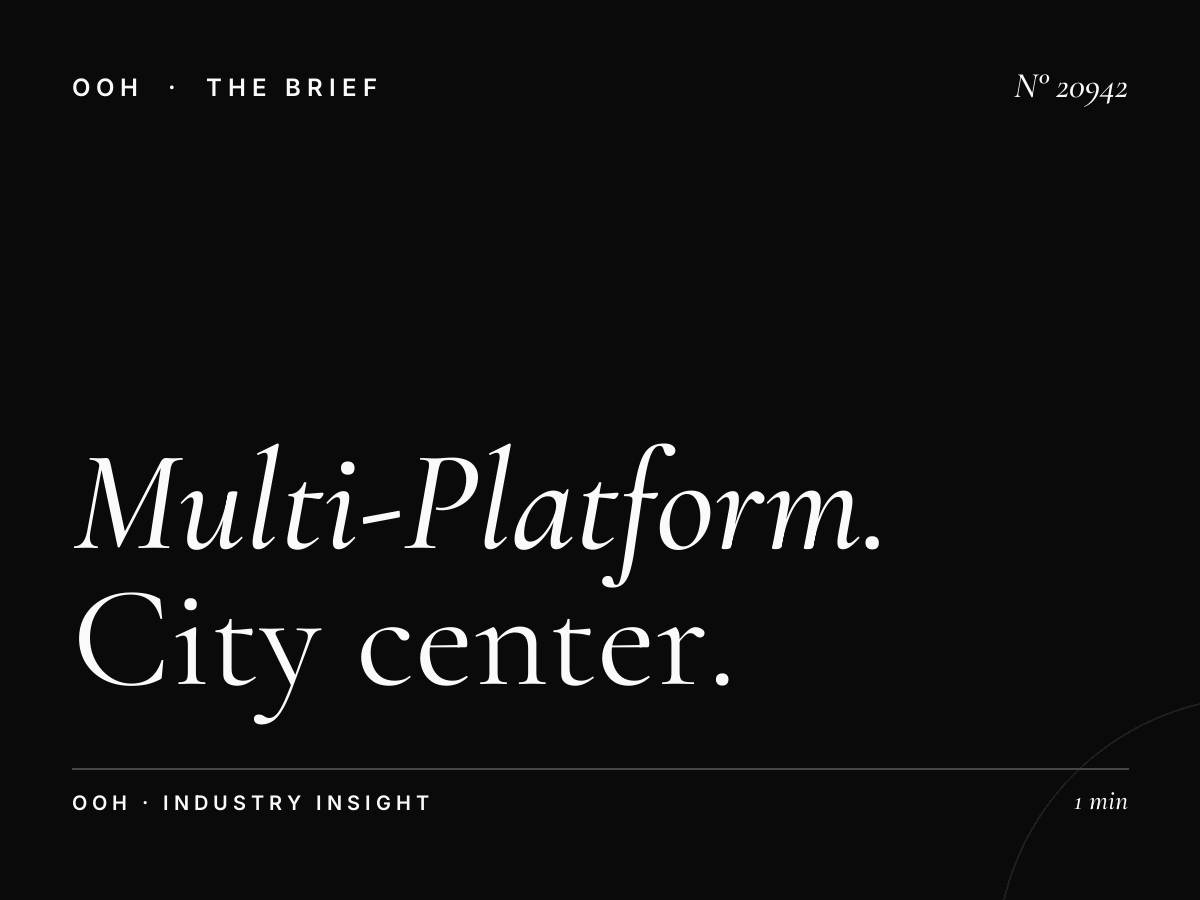 Multi-Platform Algiers: City Center 2 Unipole Campaign