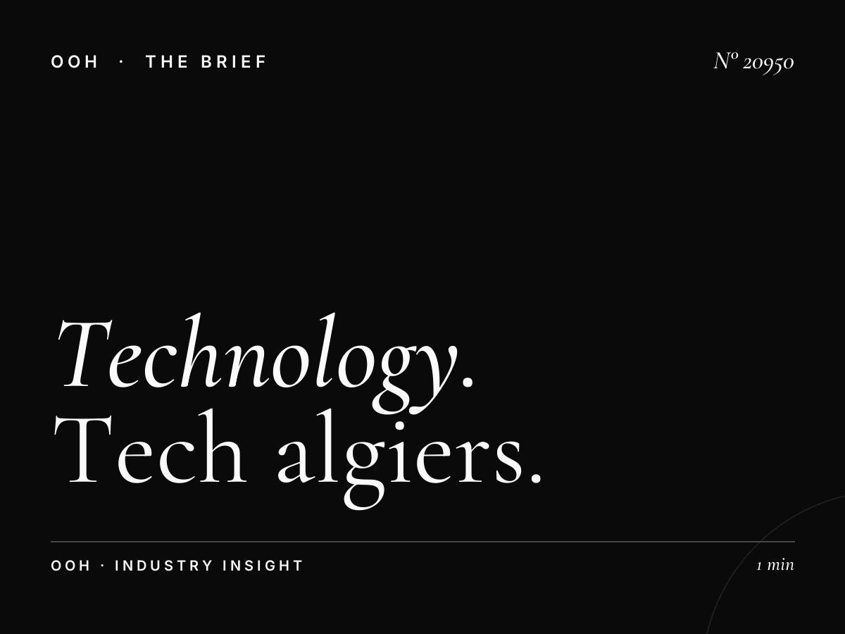 Technology Boulevard Des Martyrs: Tech Algiers Billboard