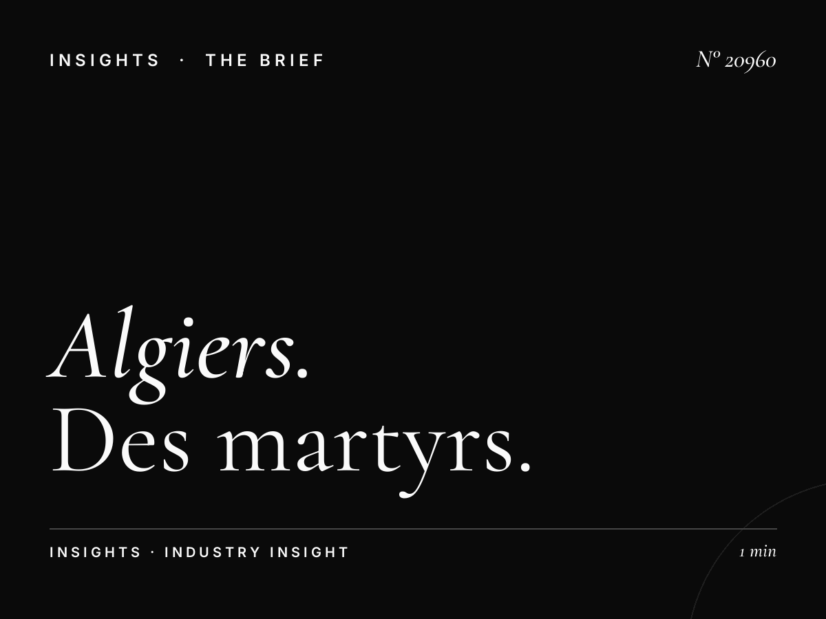 Algiers Boulevard Visibility: Des Martyrs Effectiveness