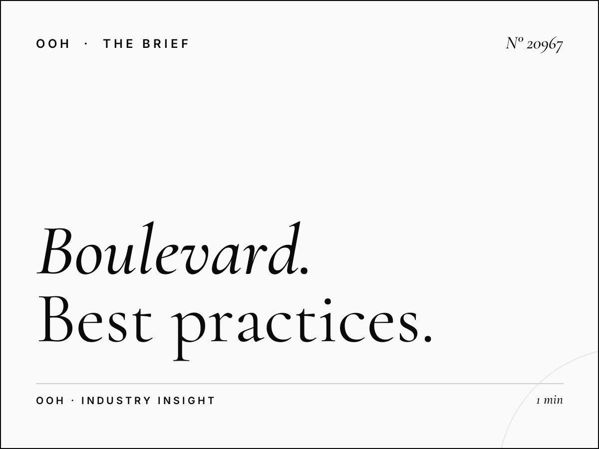 Boulevard Des Martyrs Billboard Creative: Best Practices