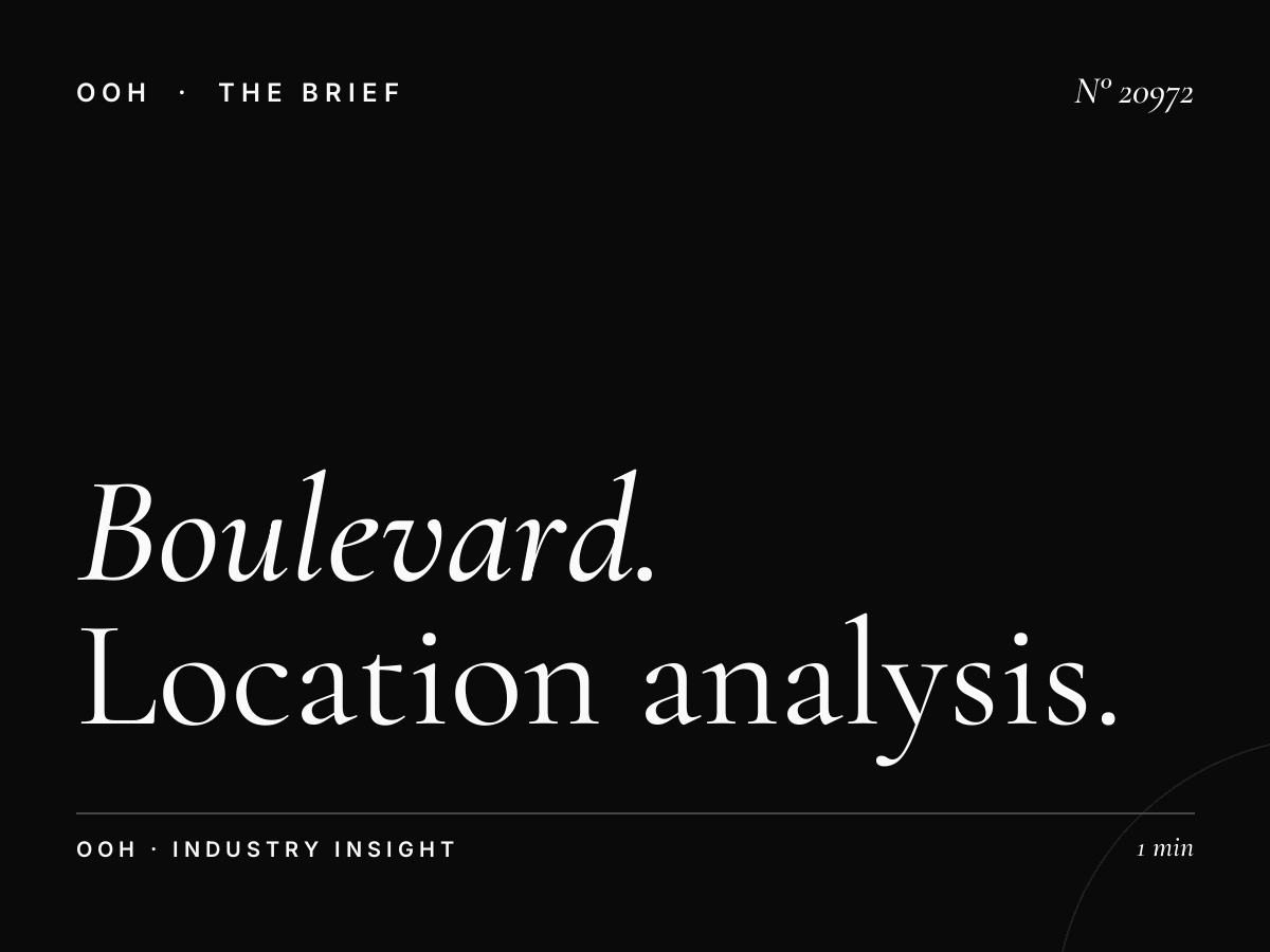 Boulevard Des Martyrs Static Billboard Placement: Location Analysis and Advertising Potential