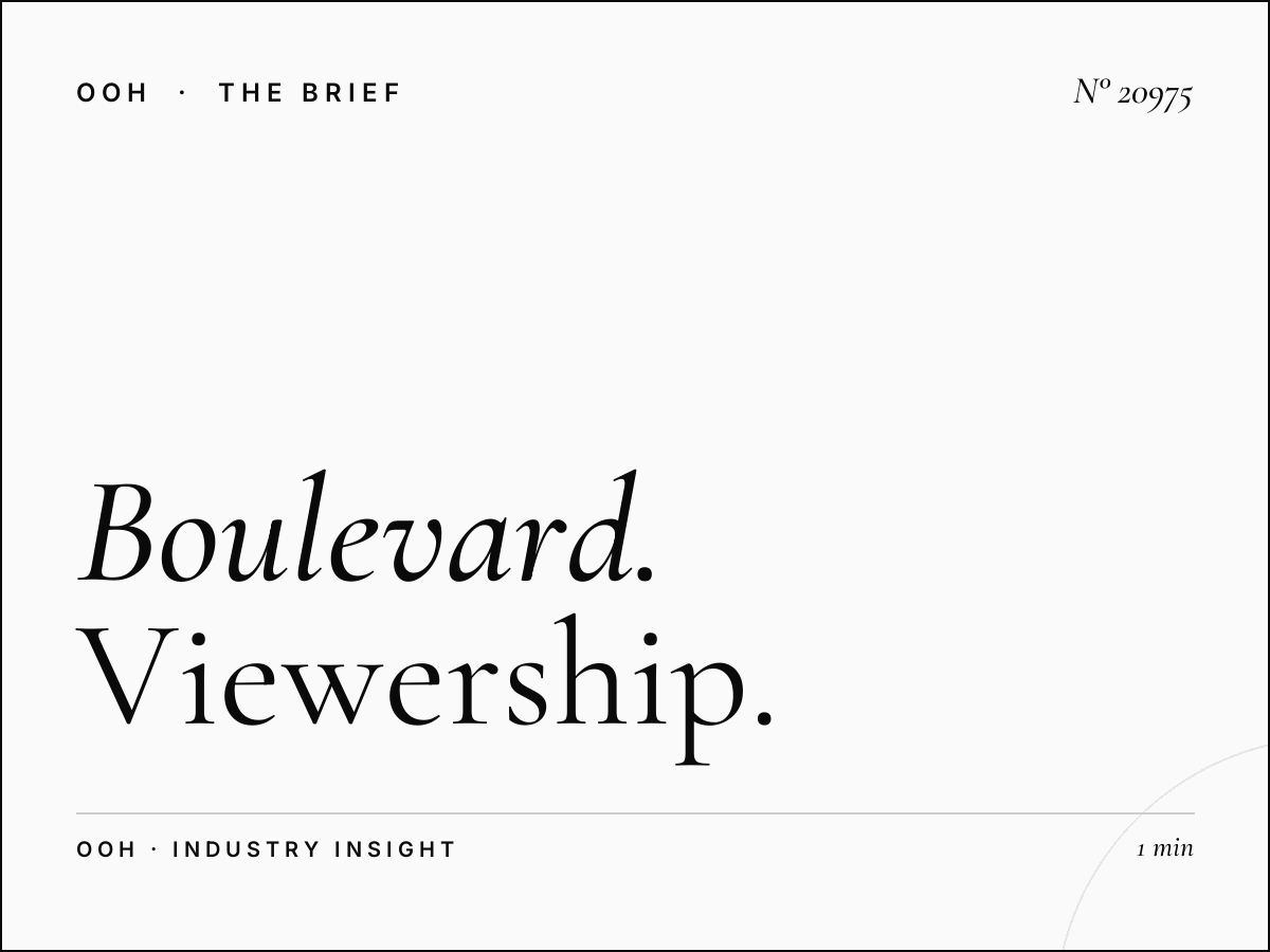 Boulevard Des Martyrs Static Billboard Traffic: Viewership