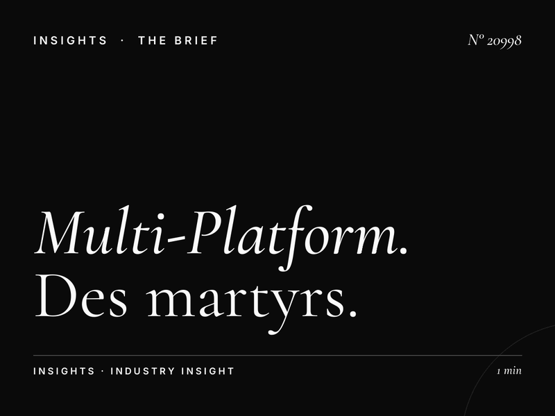 Multi-Platform Algiers: Des Martyrs Boulevard Campaign