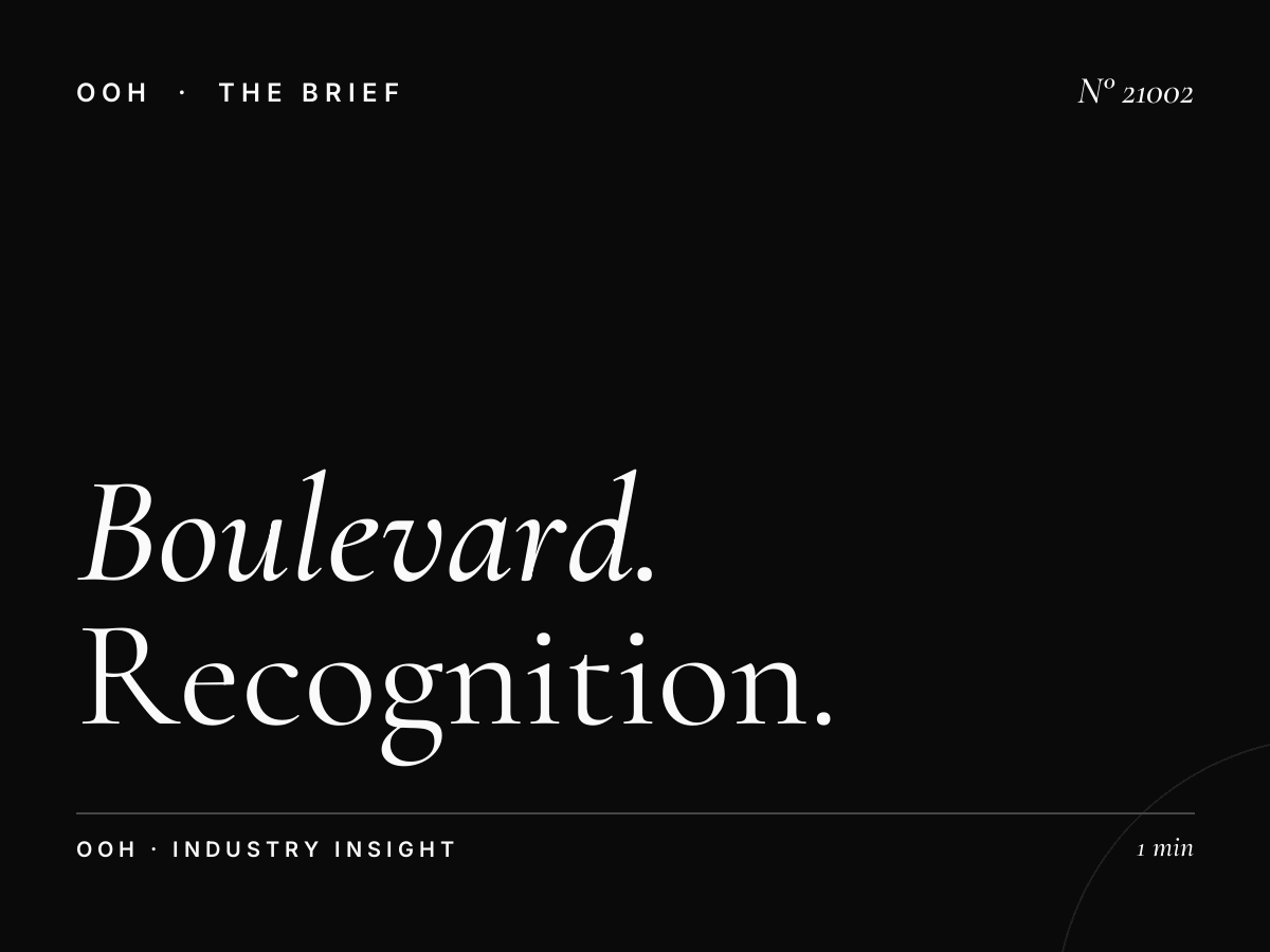Boulevard Des Martyrs Billboard Brand Impact: Recognition