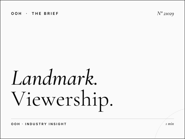 Landmark El Qods Static Wallbanner Traffic: Viewership