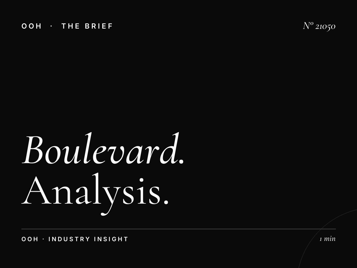 Boulevard Des Martyrs Billboard Audience Profile: Analysis