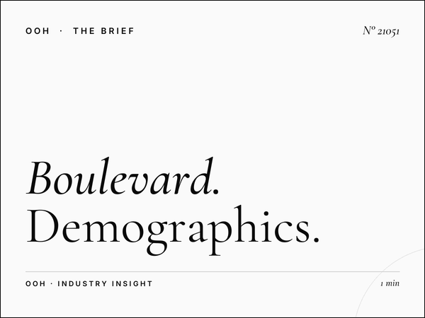 Boulevard Des Martyrs Static Billboard Audience: Demographics