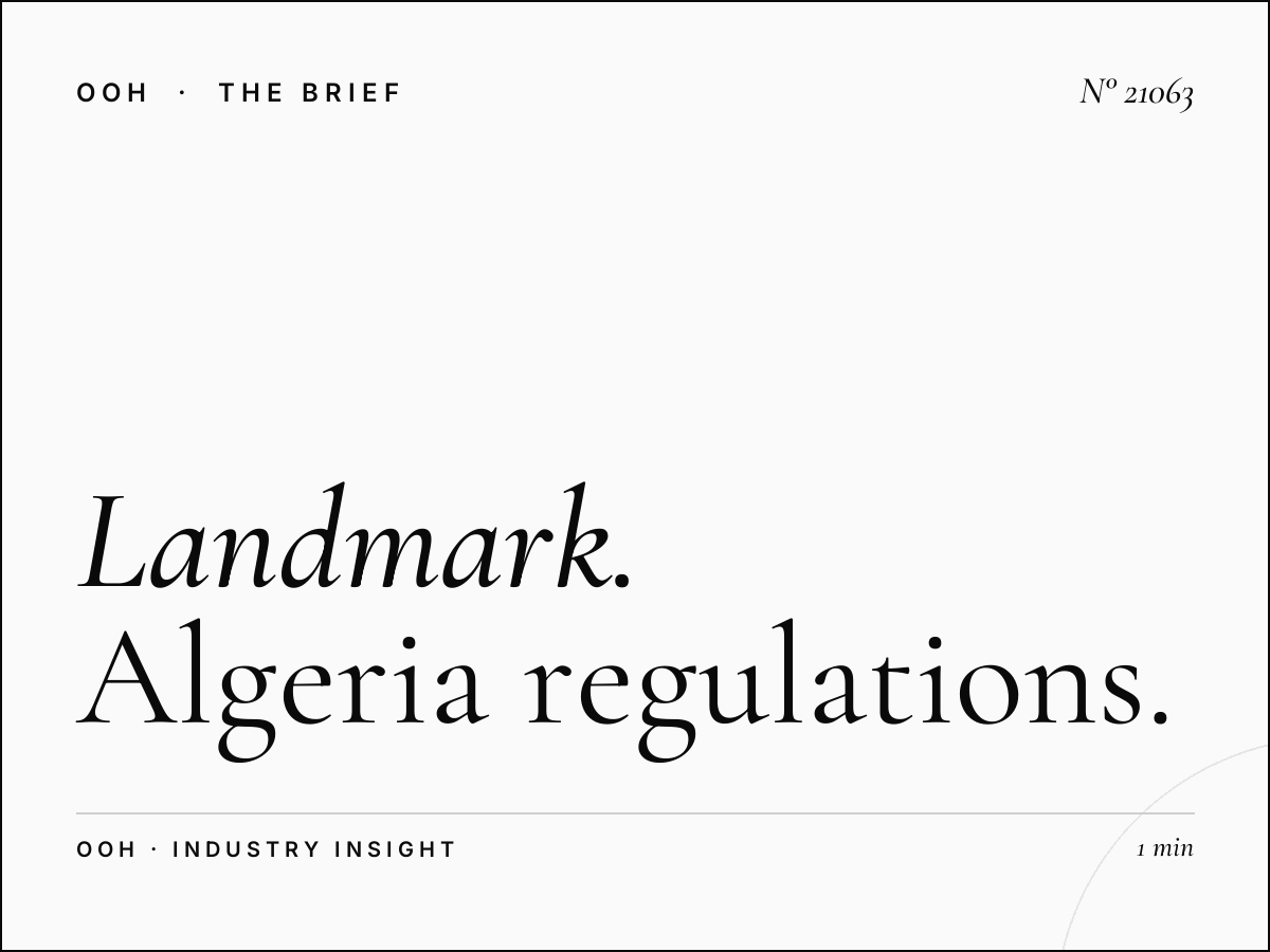 Landmark El Qods Wallbanner Permits: Algeria Regulations
