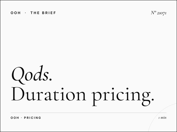 El Qods Wallbanner Monthly Rates: Duration Pricing