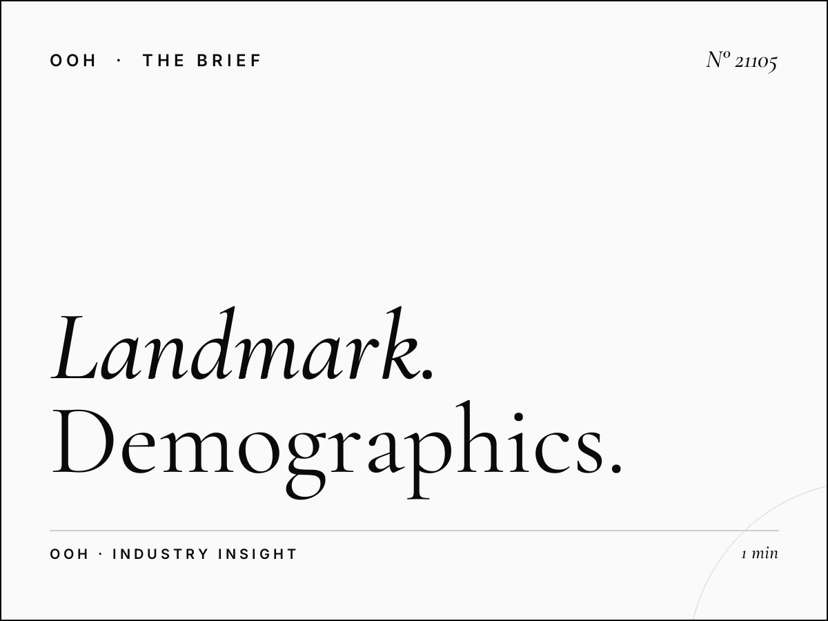 Landmark El Qods Wallbanner Audience: Demographics