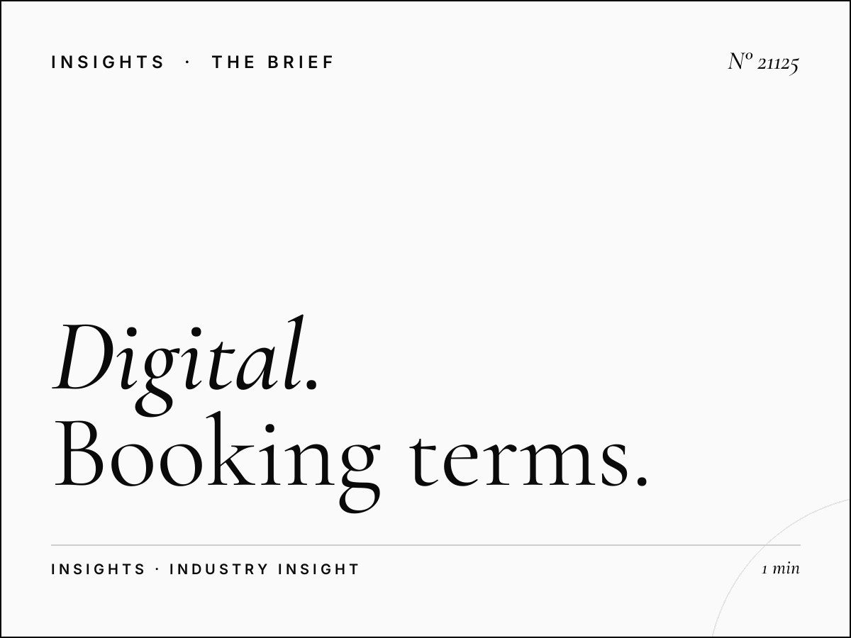 Digital Constellation LED Network Contracts: Booking Terms