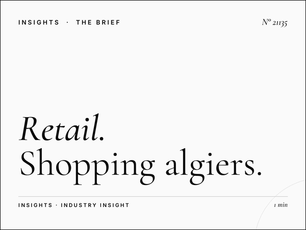 Retail Brands Digital Constellation: Shopping Algiers LED