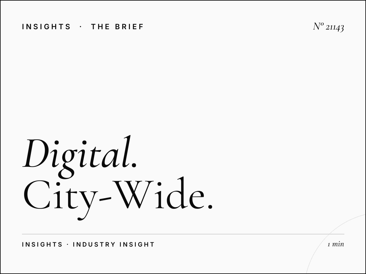 Digital Constellation LED Network Visibility: City-Wide