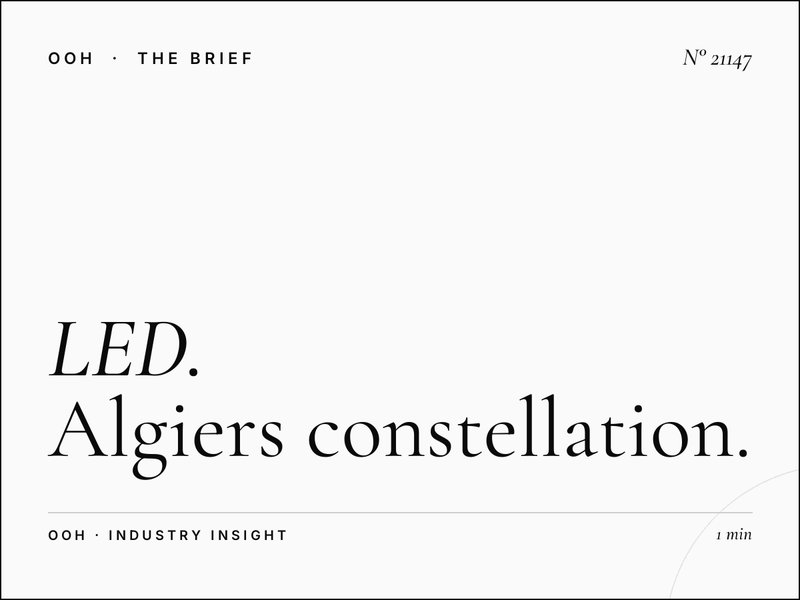 LED Unipoles Network: Algiers Constellation Specifications