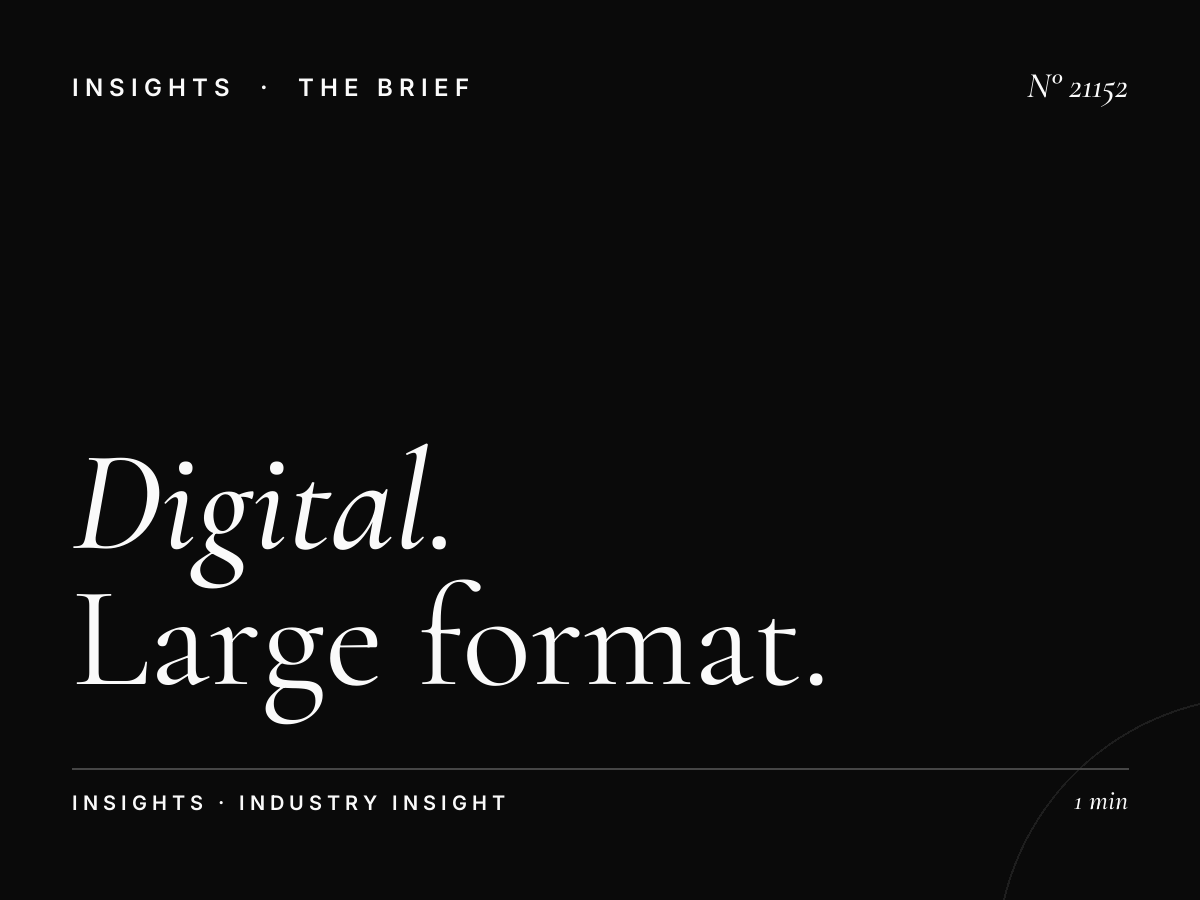 Digital Constellation LED Network Size: Large Format Specs
