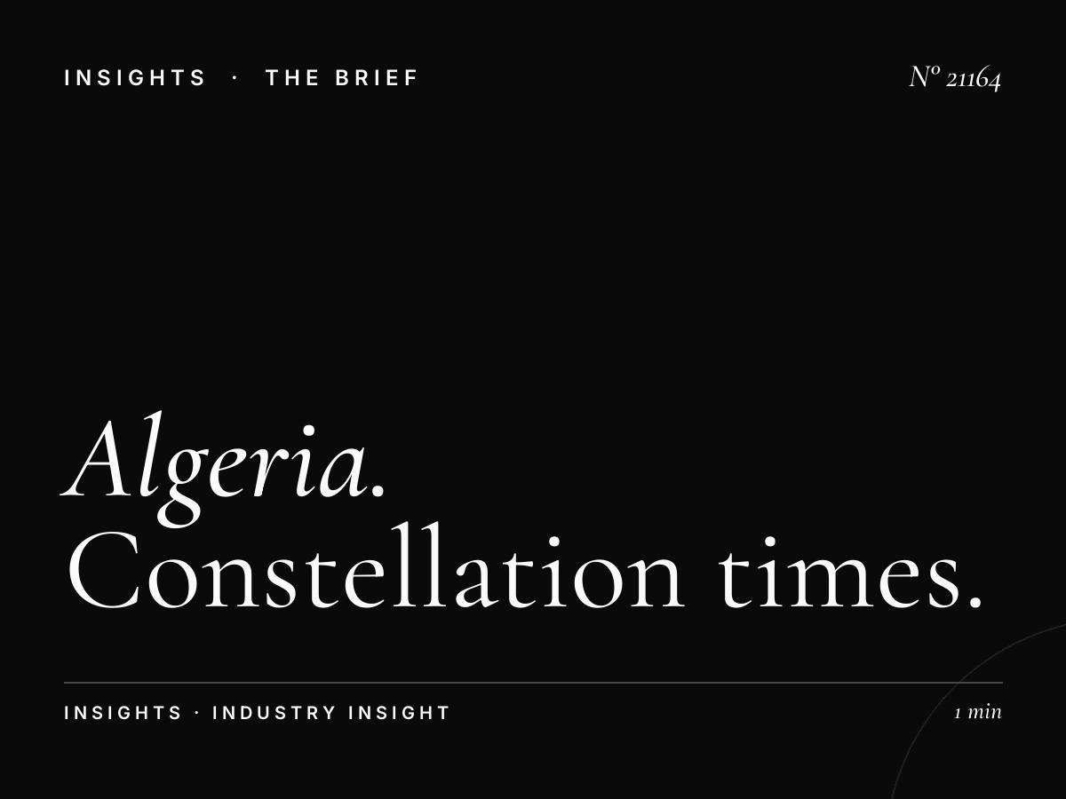 Algeria LED Network Traffic: Constellation Times