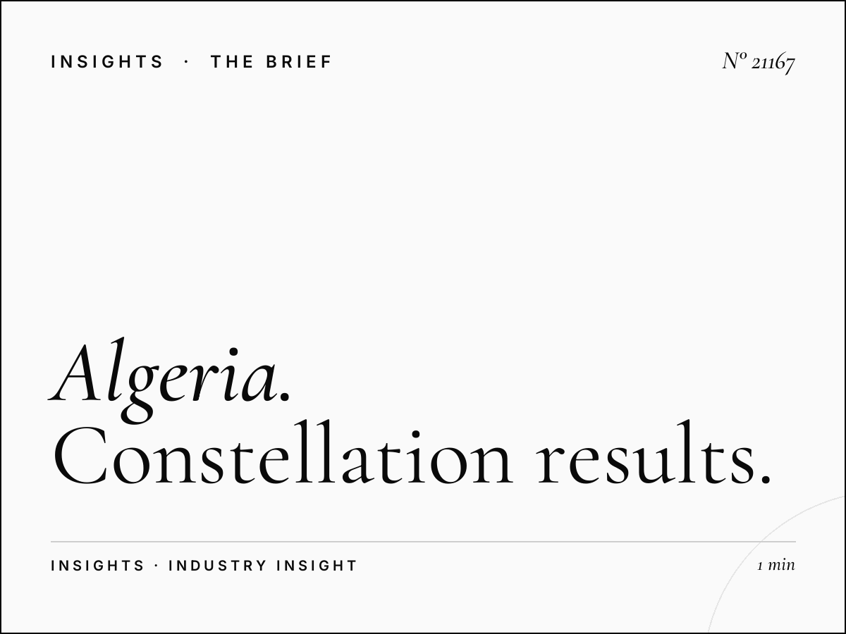 Algeria LED Network Cases: Constellation Results