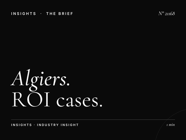Algiers Digital Constellation Success Stories: ROI Cases