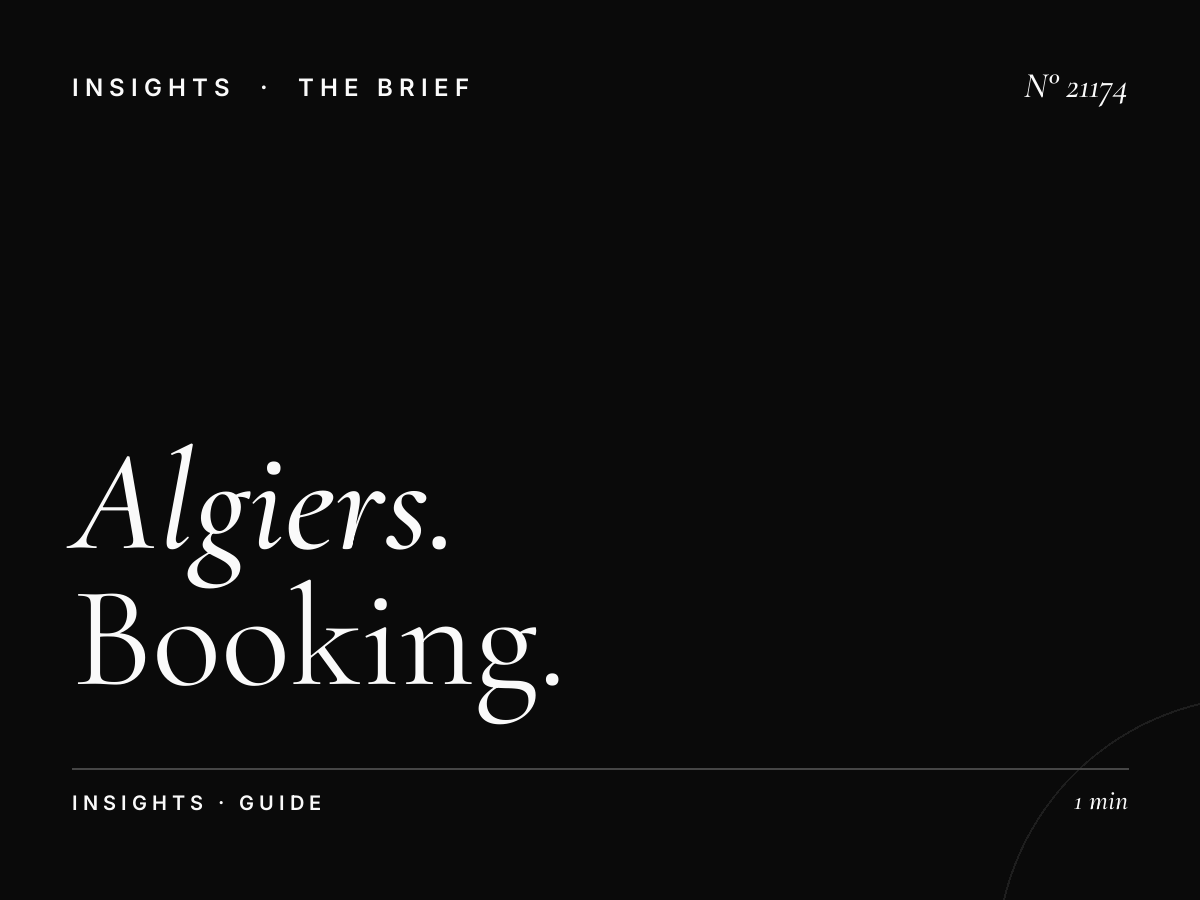 Algiers Digital Constellation Reservation: Booking Guide