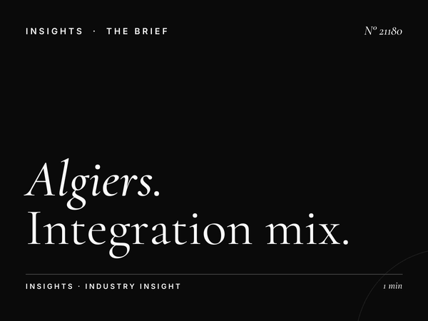 Algiers Digital Constellation Marketing: Integration Mix
