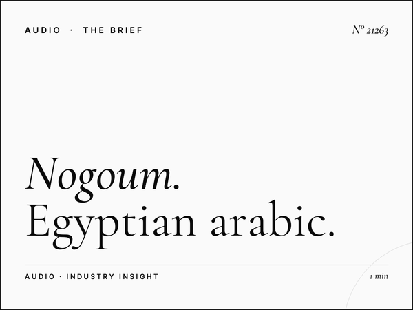 Nogoum FM 100.6 Demographics: Egyptian Arabic Market