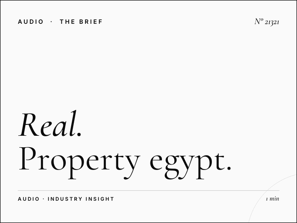 Real Estate Nile FM 104.2: Property Egypt English Marketing