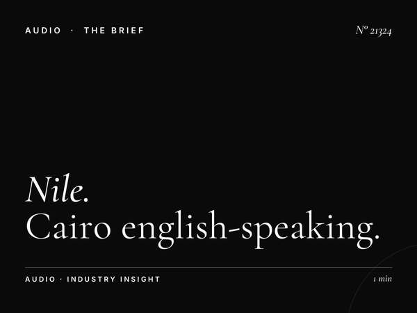 Nile FM 104.2 Demographics: Cairo English-Speaking Market