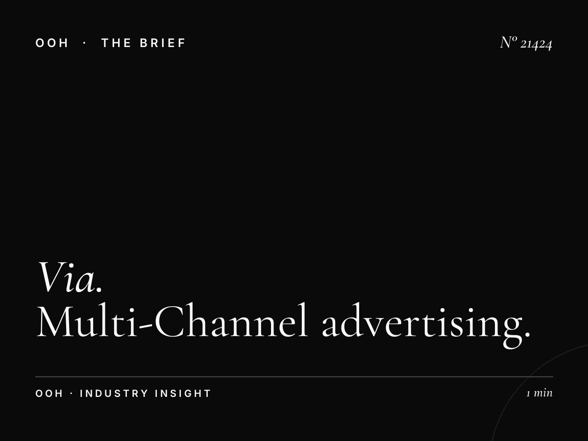 Via Tiburtina LED Wallbanner Integration: Multi-Channel Advertising Excellence