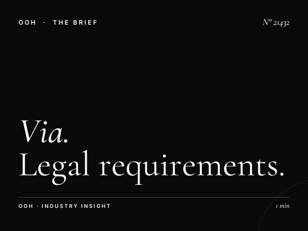 Via Tiburtina LED Wallbanner Compliance: Legal Requirements