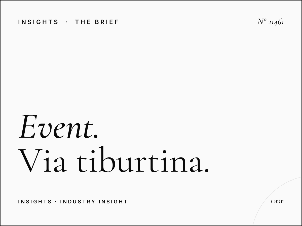 Event Advertising Rome: Via Tiburtina LED Promotion