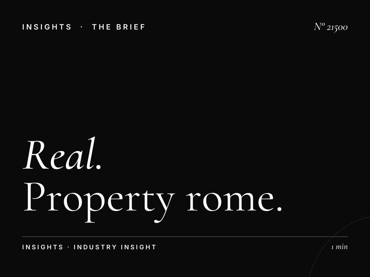 Real Estate Via Aurelia LED: Property Rome Marketing