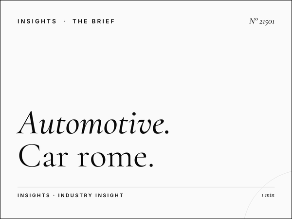 Automotive Brands Via Aurelia LED: Car Rome Advertising
