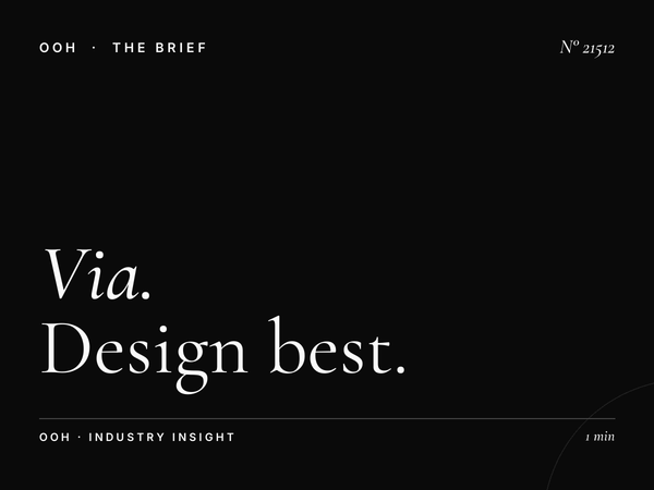 Via Aurelia LED Wallbanner Creative: Design Best Practices