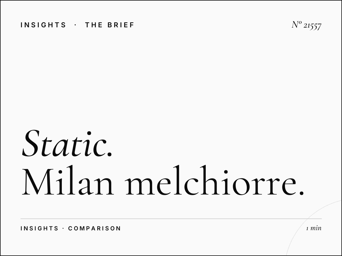 Static vs Digital: Milan Melchiorre Gioia Advantages