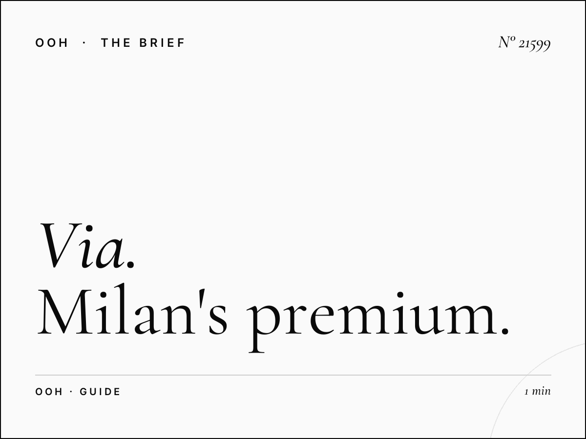 Via Melchiorre Gioia Billboard Marketing: The Complete Guide to Milan's Premium Advertising Location