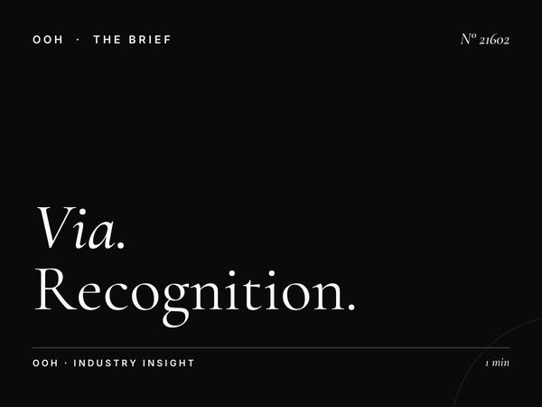 Via Melchiorre Gioia Billboard Brand Impact: Recognition