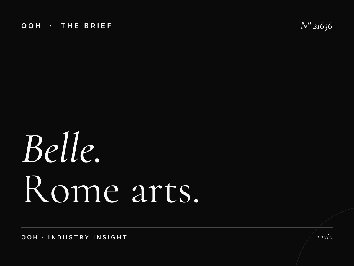 Belle Arti Static Wallbanner Italy: Rome Arts Marketing