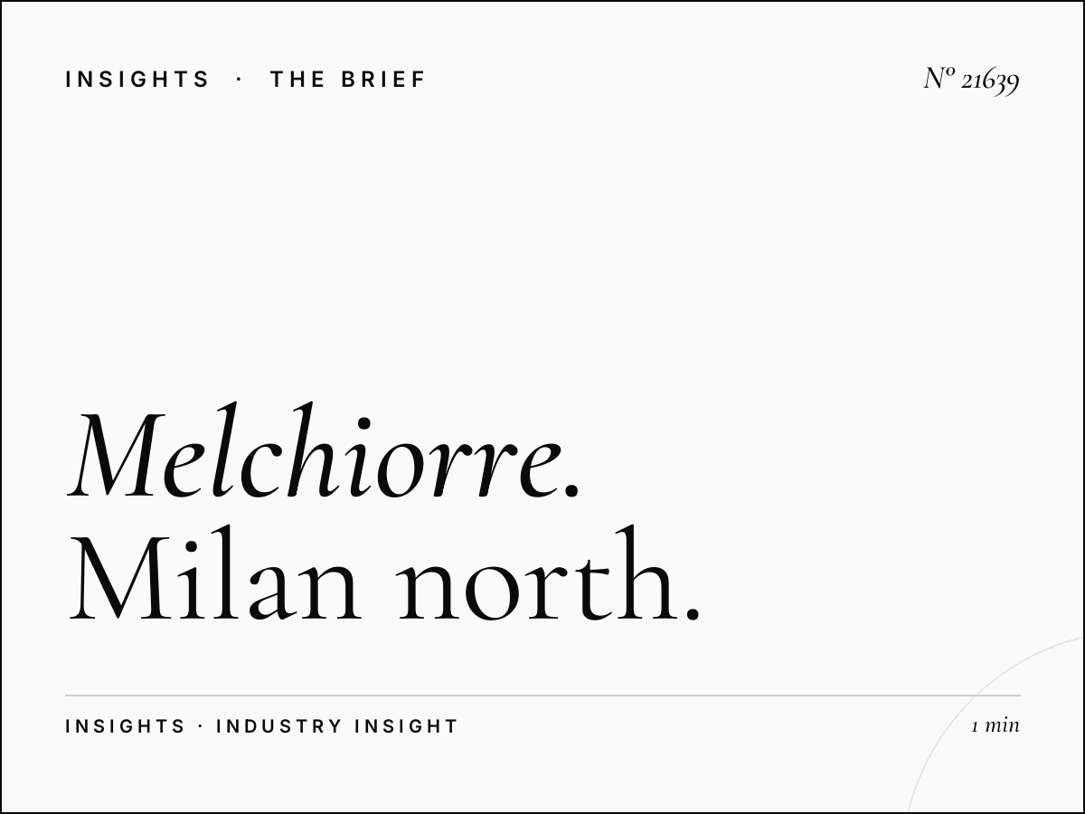 Melchiorre Gioia Business District: Milan North Targeting