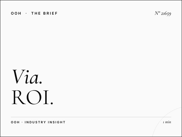 Via Melchiorre Gioia Billboard Success Stories: ROI