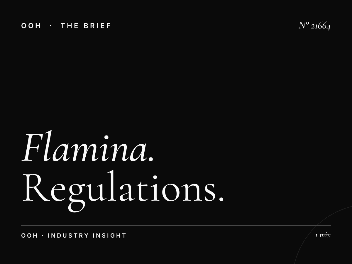 Flamina Belle Arti Static Wallbanner Permits: Regulations