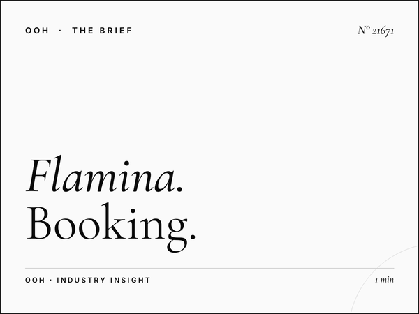 Flamina Belle Arti Static Wallbanner Contracts: Booking