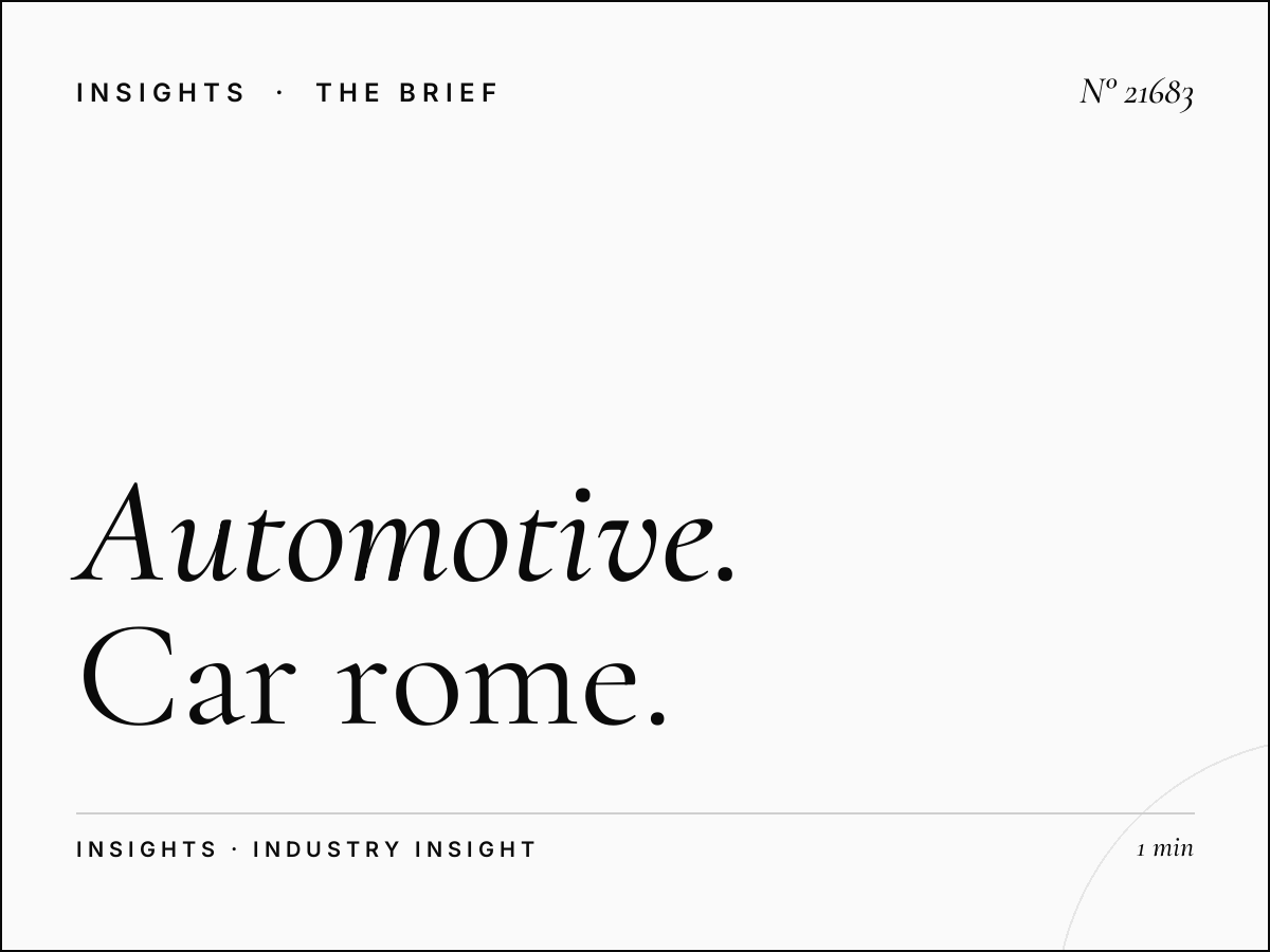 Automotive Brands Flamina Belle Arti: Car Rome Arts